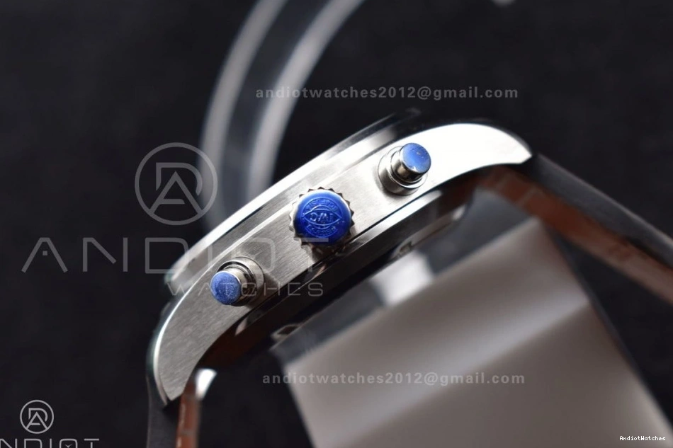 Pilot Dial Functional Edition Best ZF IW377726 Brown V A7750 1:1 Leather on 1001 Strap Green Chronograph 1029